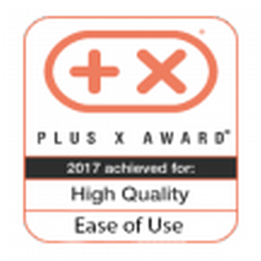 Награда Plus X Award за высокое каччество и простоту в использовании