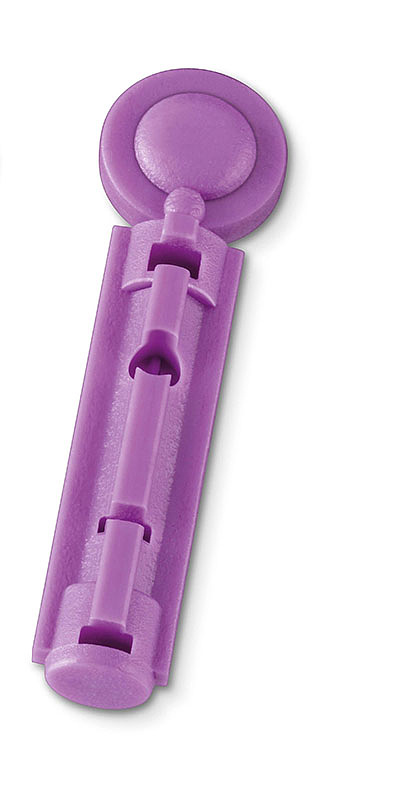 Иглы-ланцеты стерильные 33G фиолетовые 100 шт.
