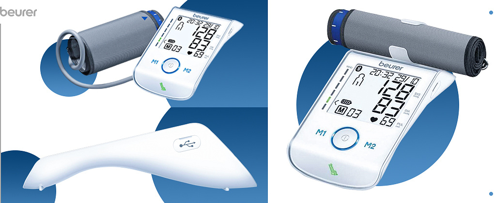 Тонометр для измерения артериального давления с интерфейсом USB Beurer BM 85