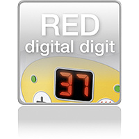Красный цифровой индикатор