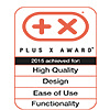 Награда Plus X за качество, удобство в использовании, дизайн и функциональность
