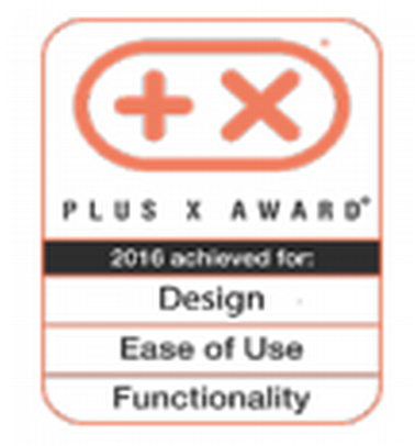 Премия Plus X за дизайн, простоту в использовании и функциональность