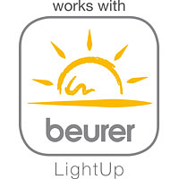 Работает с приложением Beurer LightUp