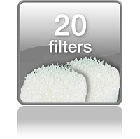 20 запасних фільтрів