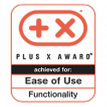 Награда Plus X Award за лекгость в использовании и функциональность Награда Plus X Award за лекгость в использовании и функциональность